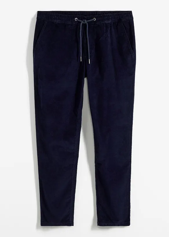 Pantalon jogger Regular en velours côtelé, droit, bonprix