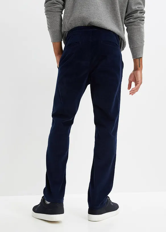 Pantalon jogger Regular en velours côtelé, droit, bonprix