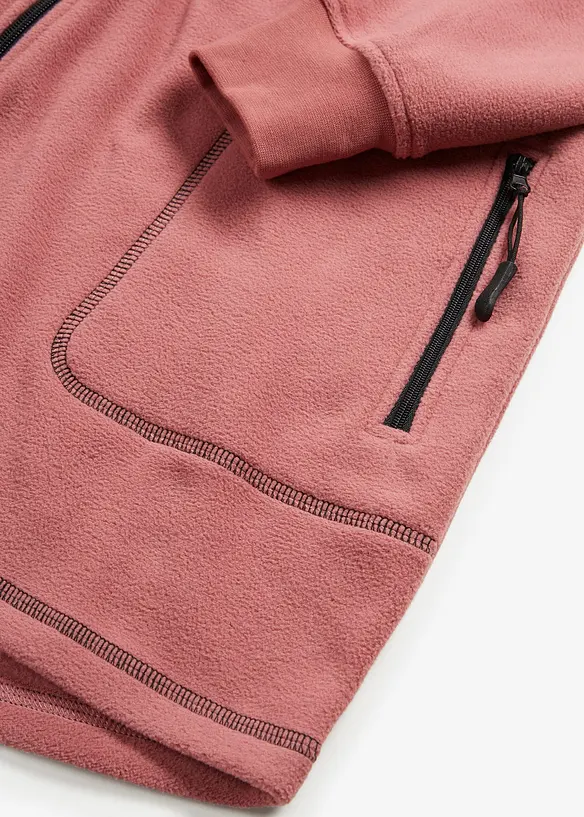 Veste polaire avec poches zippées, bonprix