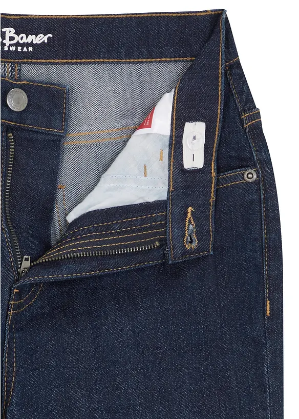 Jean slim extensible, taille réglable, droit, bonprix