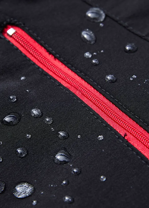 Pantalon softshell extensible à poches, déperlant, bonprix