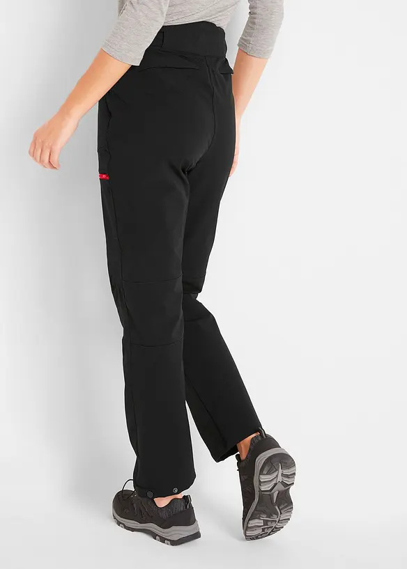 Pantalon softshell extensible à poches, déperlant, bonprix