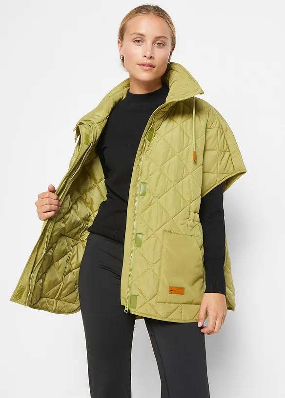 Veste sans manches matelassée technique oversize, bonprix