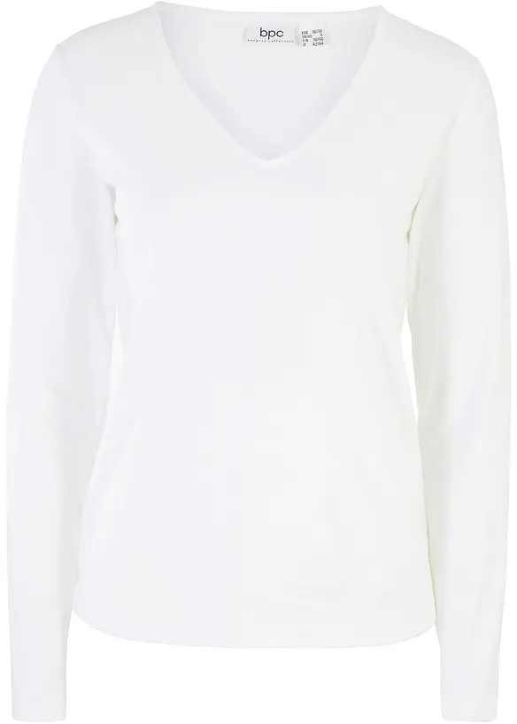 T-shirt manches longues 100% coton, bonprix