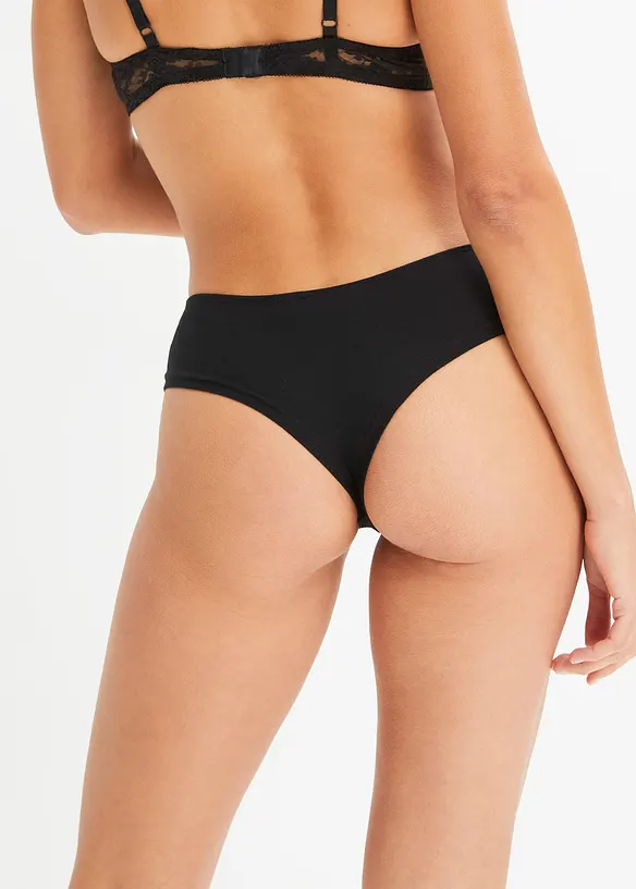 Lot de 4 slips br&eacute;siliens, bonprix