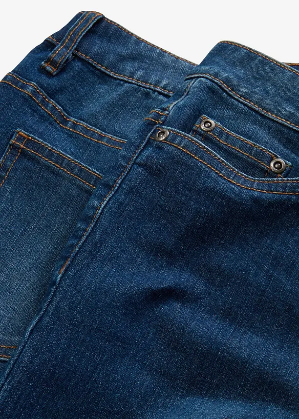 Jean large taille mi-haute, extensible, bonprix