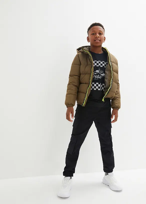 Pantalon cargo extensible, Regular, bonprix