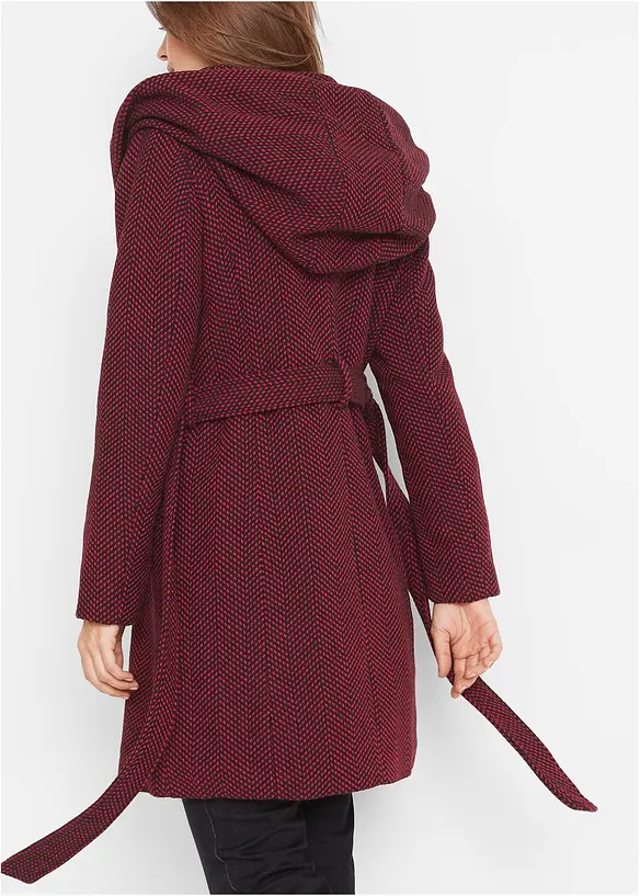 Manteau court en laine mélangée, bonprix