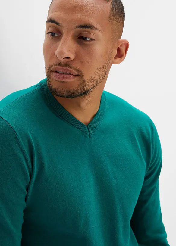 Pull doux en fine maille de coton majoritaire, bonprix