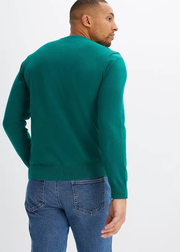 Pull doux en fine maille de coton majoritaire, bonprix