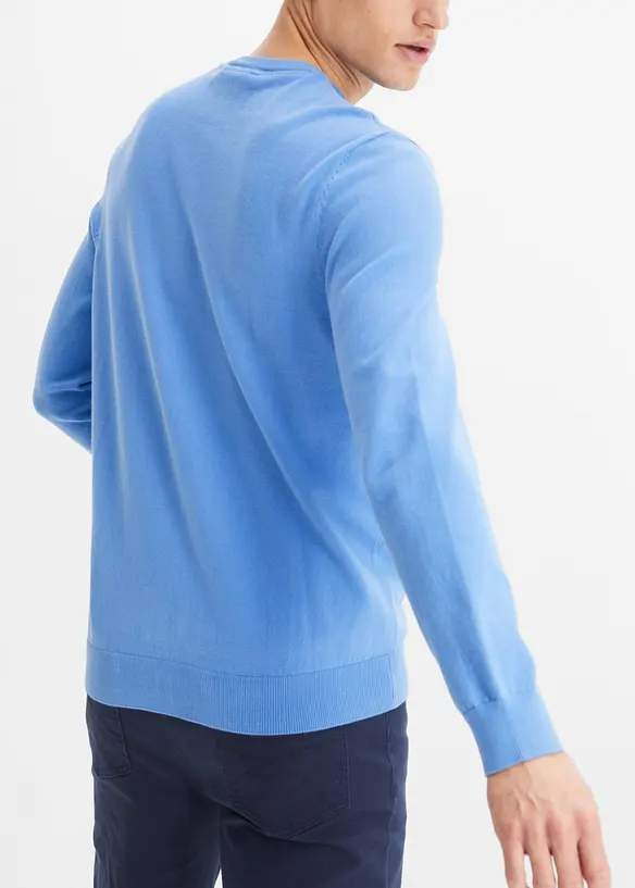 Pull doux en fine maille de coton majoritaire, bonprix