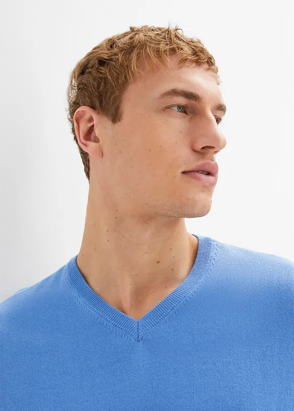 Pull doux en fine maille de coton majoritaire, bonprix