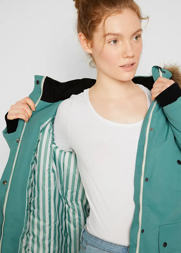 Parka outdoor imperméable avec capuche, bonprix