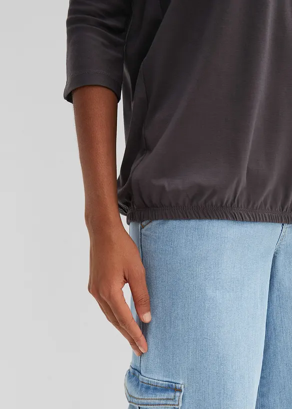 T-shirt oversize en viscose mélangée, bonprix