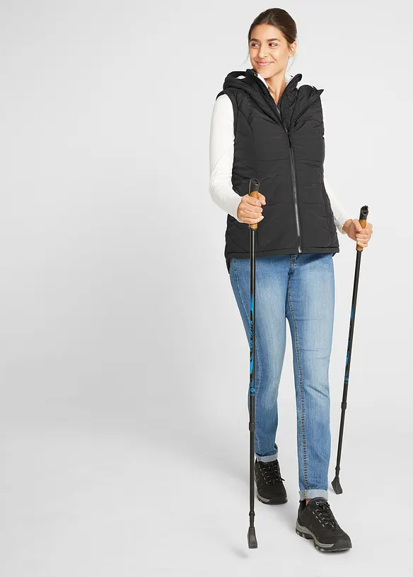 Doudoune sans manches doublée sherpa, bonprix