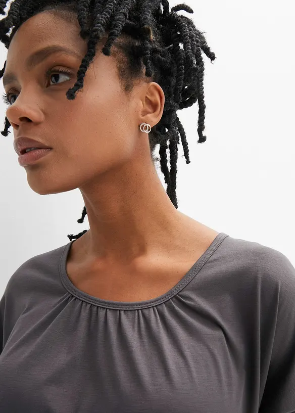 T-shirt oversize en viscose mélangée, bonprix