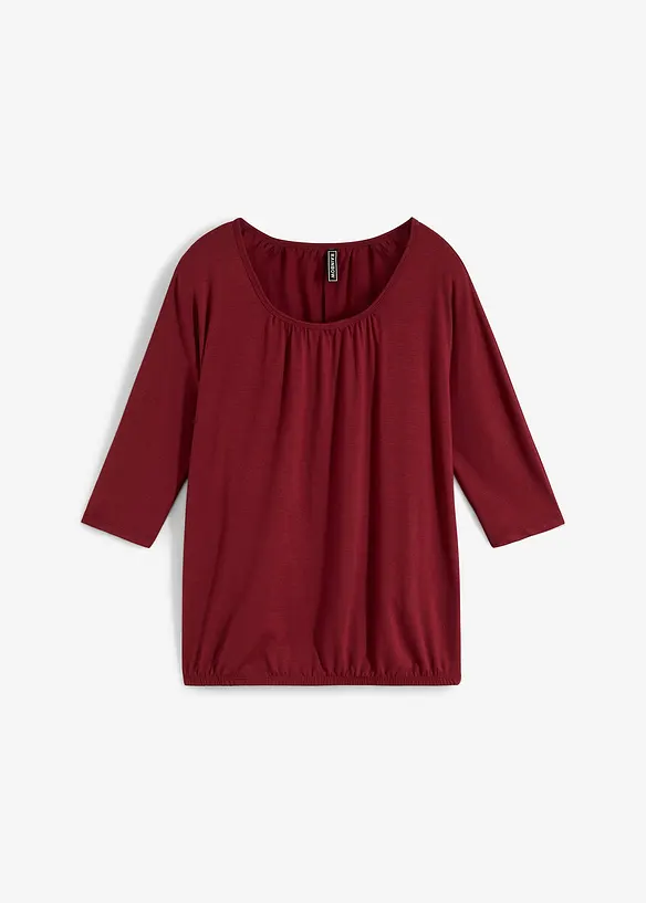 T-shirt oversize en viscose m&eacute;lang&eacute;e, bonprix
