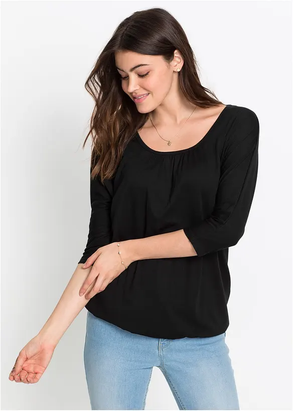 T-shirt oversize en viscose mélangée, bonprix