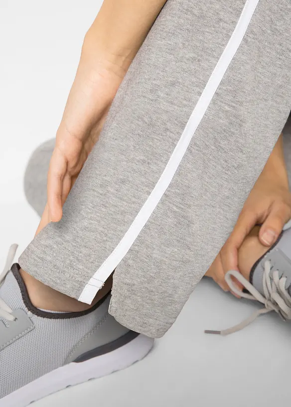 Lot de 2 pantalons en molleton épais 100% coton, bonprix