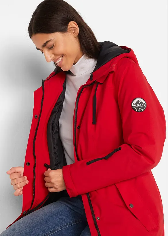 Parka technique et imperméable à capuche, bonprix