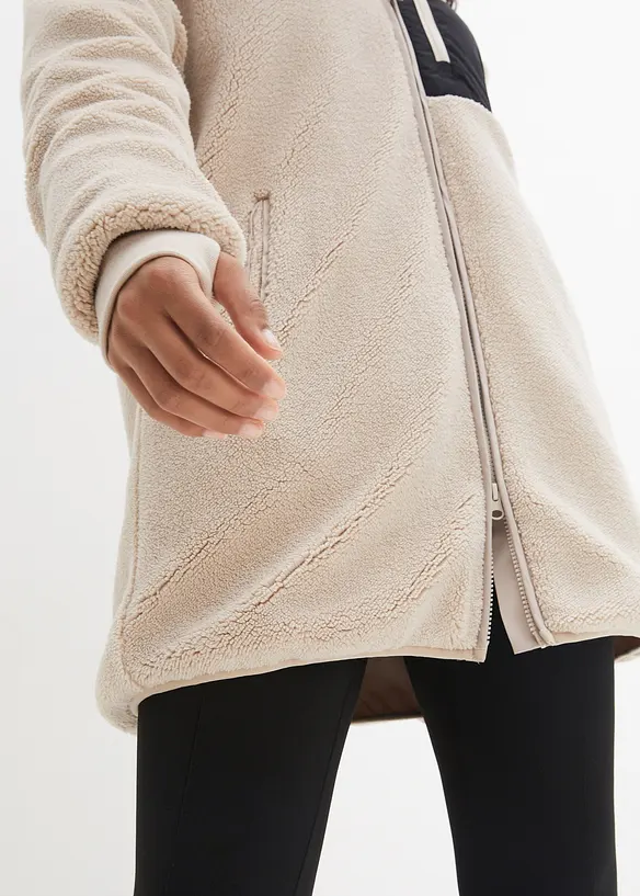 Veste en polaire peluche, bonprix