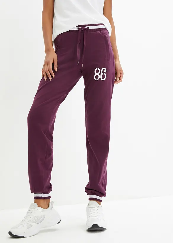 Pantalon sweat en matière élastique, bonprix