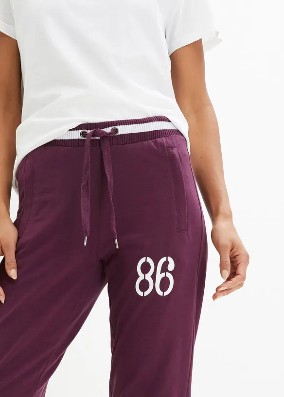 Pantalon sweat en matière élastique, bonprix