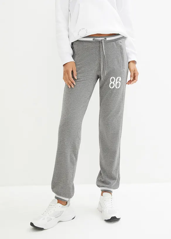 Pantalon sweat en matière élastique, bonprix