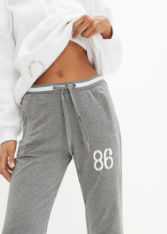 Pantalon sweat en matière élastique, bonprix