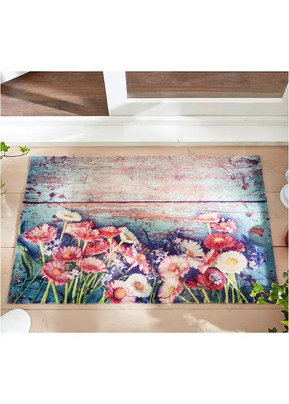 Tapis de protection motif floral, bonprix