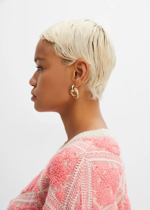 Pull en maille boxy, bonprix