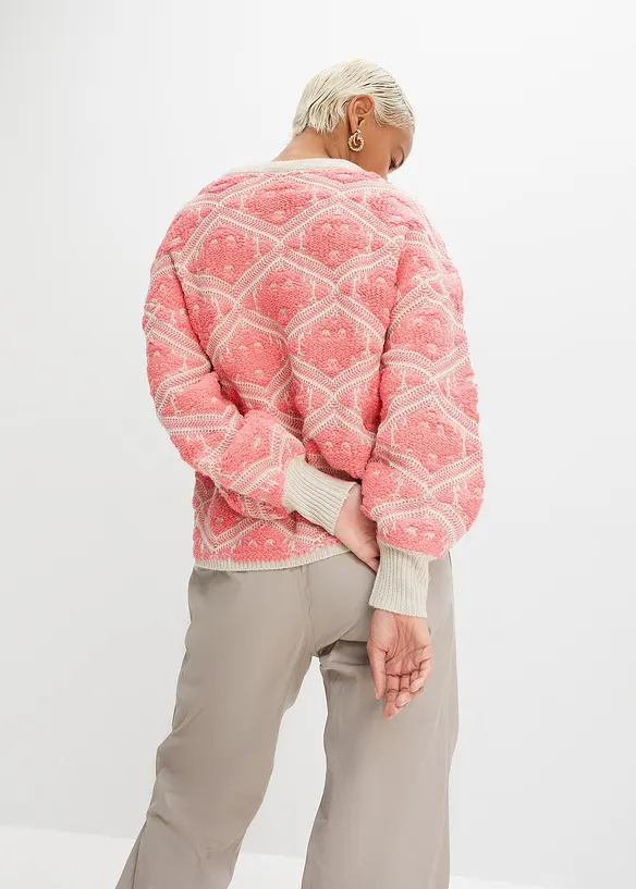 Pull en maille boxy, bonprix