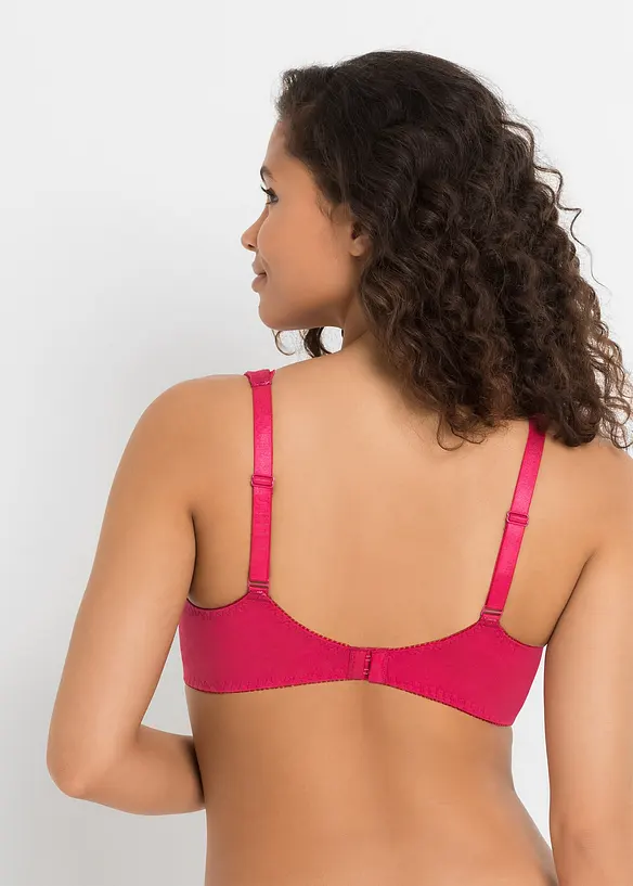 Lot de 3 soutiens-gorge coton à armatures, bonprix