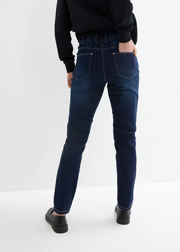 Jean boyfriend taille mi-haute, extensible, bonprix