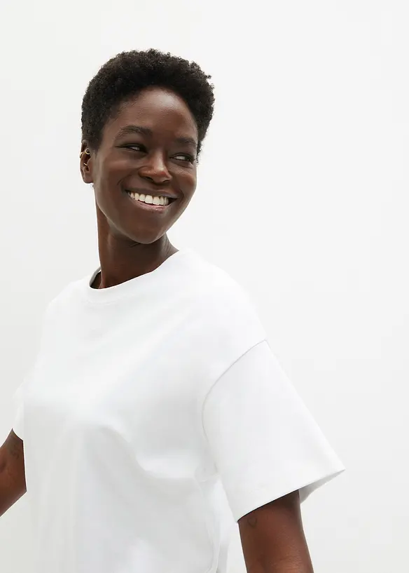 T-shirt oversize en coton épais, bonprix