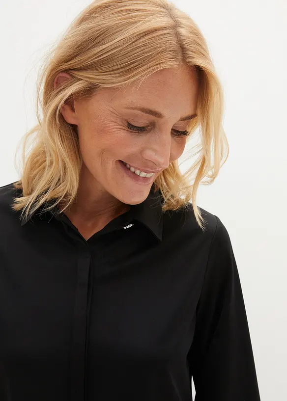 T-shirt chemisier avec boutons bijoux, bpc selection