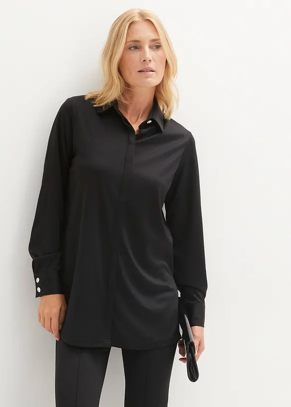 T-shirt chemisier avec boutons bijoux, bpc selection