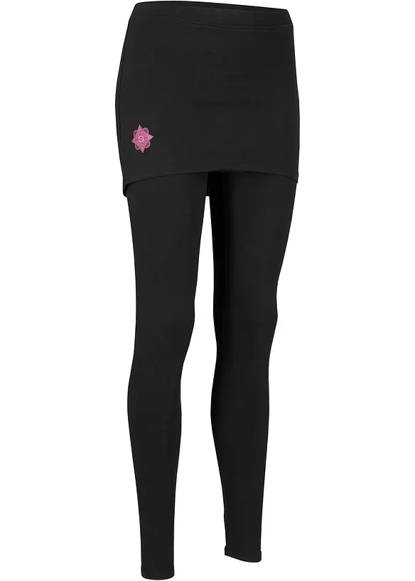 Legging de sport avec jupe, longueur cheville, bonprix