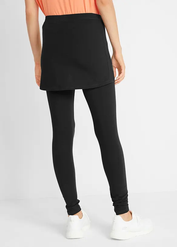 Legging de sport avec jupe, longueur cheville, bonprix