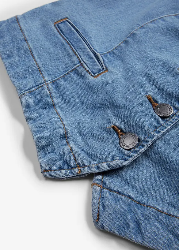 Gilet sans manches en jean extensible, bonprix