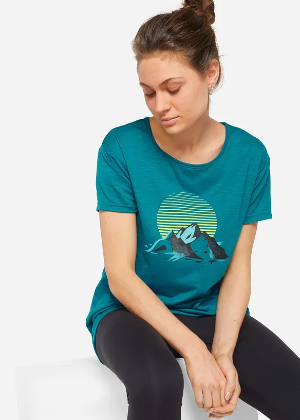 Lot de 2 T-shirts techniques, séchage rapide, bonprix