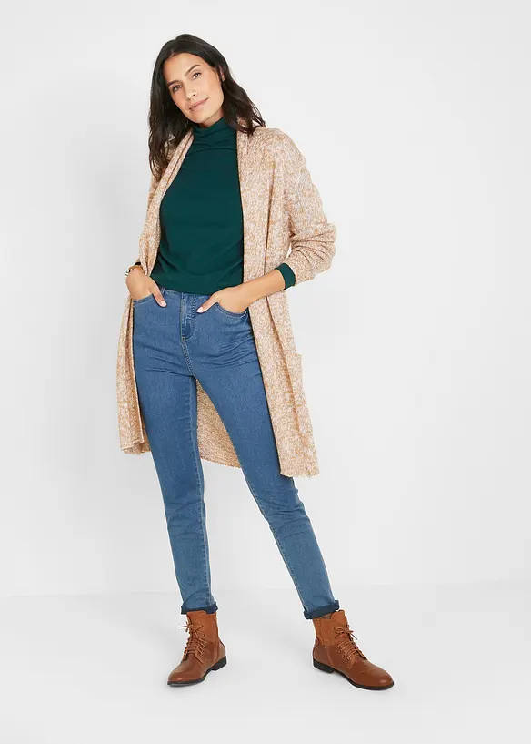 Lot de 2 T-shirts col roul&eacute;, bonprix