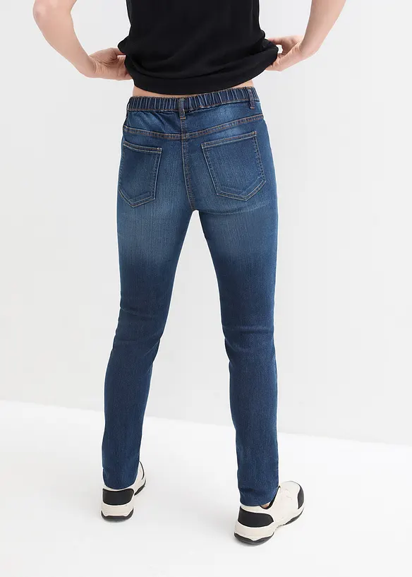 Jegging à taille mi-haute et élastiquée, bonprix