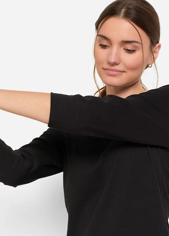 T-shirt manches longues 100% coton, bonprix