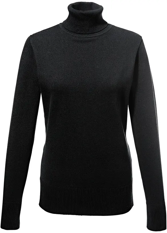 Pull col roulé basique, bonprix
