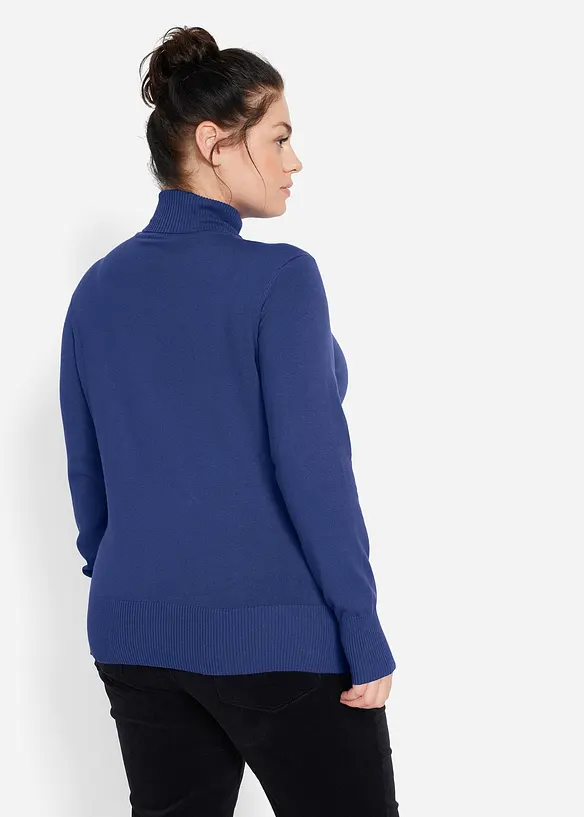 Pull col roulé basique, bonprix