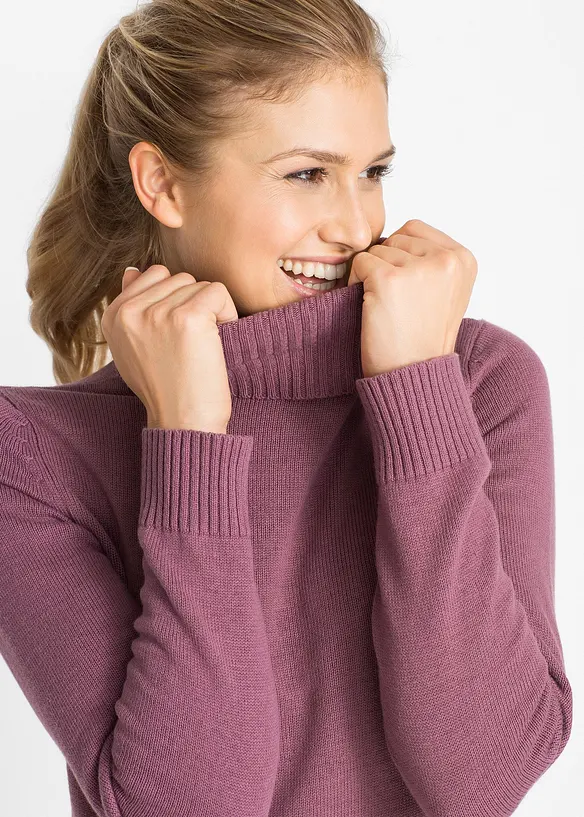 Pull à col roulé, bonprix