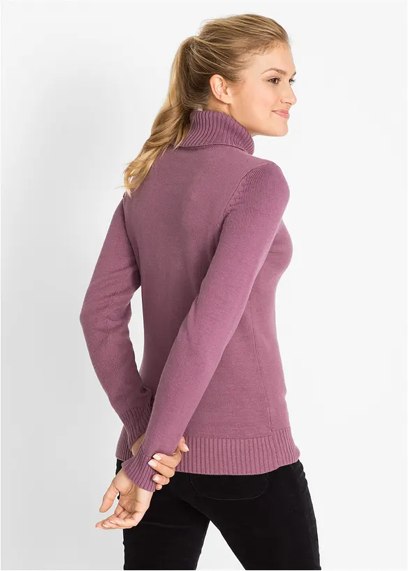 Pull à col roulé, bonprix