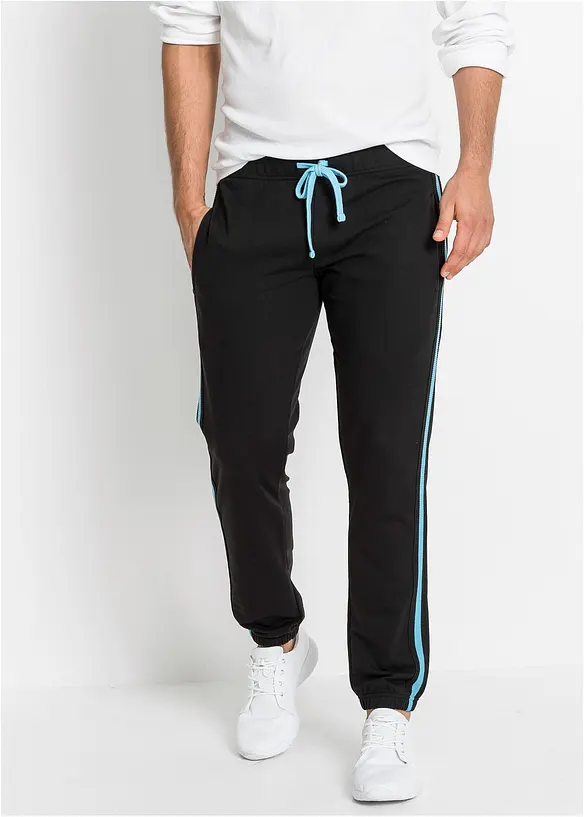 Pantalon de jogging à détails contrastants, bonprix