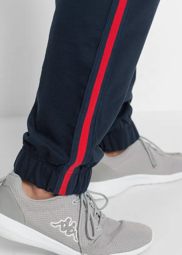 Pantalon de jogging à détails contrastants, bonprix